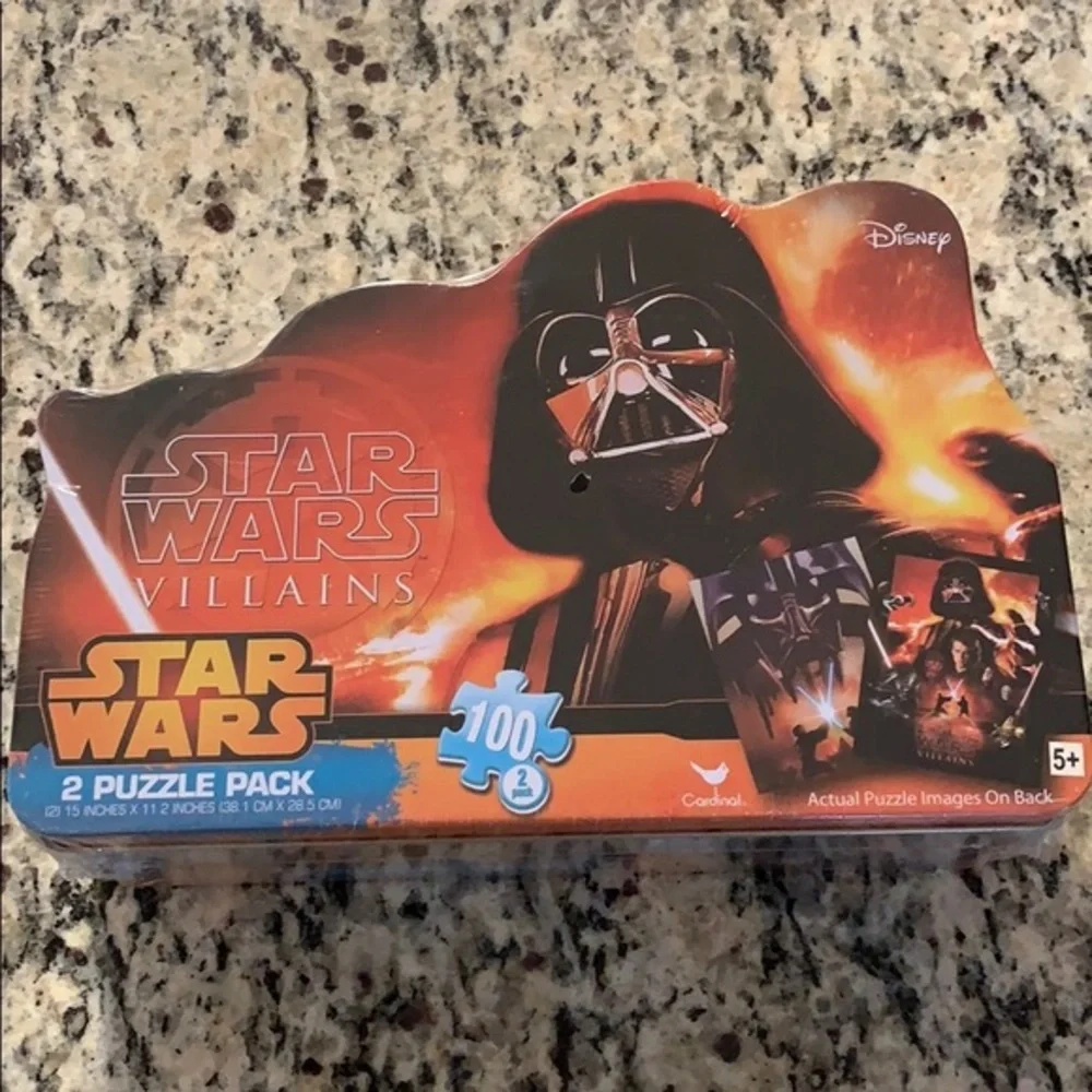 Star Wars Villains 2 15 x 11 Jigsaw Puzzle Pack Metal Tin Ages 5+ New